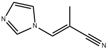 2-Propenenitrile,3-(1H-imidazol-1-yl)-2-methyl-,(E)-(9CI) 结构式