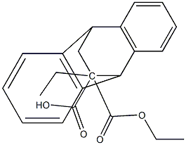 9,10-二氢-9,10-乙基桥蒽-11,11-二羧酸二乙酯, 116279-89-1, 结构式
