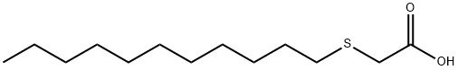 (UNDECYLTHIO)-ACETIC ACID Structure