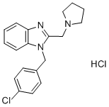 Clemizole hydrochloride Struktur
