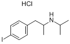 4-IODO-N-ISOPROPYLAMPHETAMINE HYDROCHLORIDE Struktur