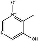 5-Pyrimidinol, 4-methyl-, 3-oxide (9CI) 结构式