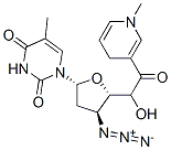 5'-(1,4-dihydro-1-methyl-3-pyridinylcarbonyl)-3'-azido-3'-deoxythymidine,116333-41-6,结构式