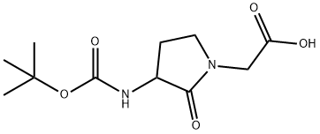 116339-45-8 2-(3-(叔丁氧羰基氨基)-2-氧杂吡咯烷-1-基)乙酸