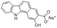 2-羟基苯并[A]咔唑-3-羧酸钠盐 结构式