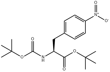 N-BOC-4-NITRO-L-PHENYLALANINE-T-BUTYL ESTER Structure