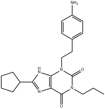 116370-30-0 3-[2-(4-Aminophenyl)ethyl]-8-cyclopentyl-3,7-dihydro-1-propyl-1H-purine-2,6-dione