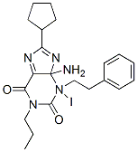 3-(3-iodo-4-amino)phenethyl-1-propyl-8-cyclopentylxanthine|