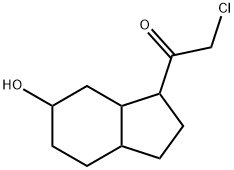 Ethanone, 2-chloro-1-(octahydro-6-hydroxy-1H-inden-1-yl)- (9CI),116373-84-3,结构式