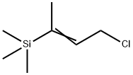 ((E)-3-CHLORO-1-METHYLPROPENYL)TRIMETHYLSILANE 化学構造式
