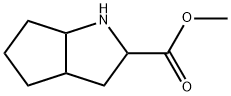 Cyclopenta[b]pyrrole-2-carboxylic acid, octahydro-, methyl ester (9CI) 结构式