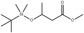 3-(tert-Butyldimethylsiloxy)butyric acid methyl ester 结构式