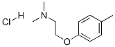 N,N-二甲基-2-(4-甲基苯氧基)乙胺盐酸盐, 116447-22-4, 结构式