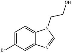 2-(5-BROMO-1H-BENZO[D]IMIDAZOL-1-YL)ETHANOL 化学構造式