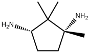 1,3-Cyclopentanediamine, 1,2,2-trimethyl-, (1R,3S)- Struktur