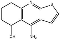 4-AMINO-5,6,7,8-TETRAHYDROTHIENO[2,3-B]QUINOLIN-5-OL,116481-91-5,结构式