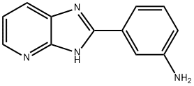 [3-(3{H}-イミダゾ[4,5-{B}]ピリジン-2-イル)フェニル]アミン 化学構造式