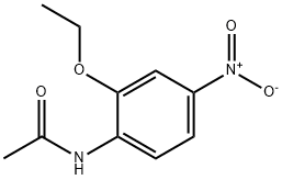 N-(2-乙氧基-4-硝基苯基)-乙酰胺, 116496-76-5, 结构式