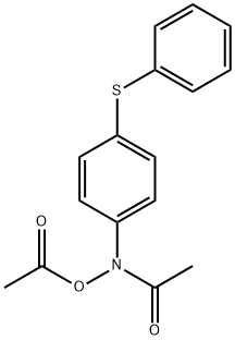 4-N-Acetoxy-N-acetylaminodiphenyl thioether Structure