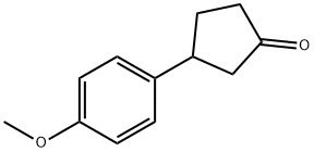 3-(4-甲氧基苯基)环戊酮, 116526-34-2, 结构式