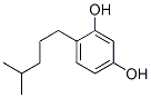 1-(2,4-Dihydroxyphenyl)-4-methylpentane 结构式