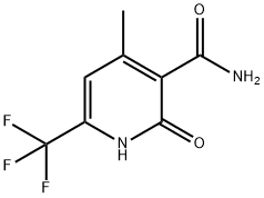 2-Hydroxy-4-methyl-6-(trifluoromethyl)nicotinamide Structure
