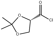 1,3-Dioxolane-4-carbonyl chloride, 2,2-dimethyl-, (4S)- (9CI) 结构式