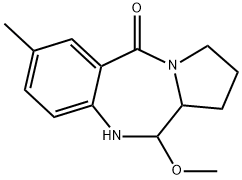 116564-73-9 11-Methoxy-7-methyl-1,2,3,10,11,11a-hexahydro-5H-pyrrolo(2,1-c)(1,4)be nzodiazepin-5-one