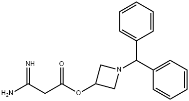 Propanoic  acid,  3-amino-3-imino,1-(diphenylmethyl)-3-azetidinyl  ester|3-氨基-3-亚氨基丙酸1-二苯甲基环丁胺-3-酯