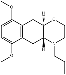 6,9-dimethoxy-4-n-propyl-2,3,4a,5,10,10a-hexahydro-4H-naphth(2,3-b)(1,4)oxazine,116584-94-2,结构式