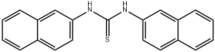1,3-dinaphthalen-2-ylthiourea 结构式