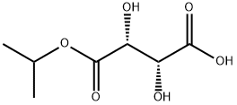 酒石酸イソプロピルエステル 化学構造式