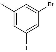 1-ブロモ-3-ヨード-5-メチルベンゼン 化学構造式