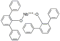 BIS(2 6-DIPHENYLPHENOXY)NIOBIUM(V) Structure