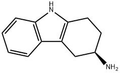 (R)-3-Amino-1,2,3,4-tetrahydrocarbazole 化学構造式