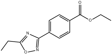 Ethyl 4-(5-Ethyl-1,2,4-oxadiazol-3-yl)benzoate Structure