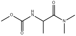 Carbamic  acid,  [2-(dimethylamino)-1-methyl-2-oxoethyl]-,  methyl  ester  (9CI) Struktur