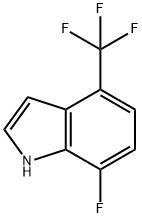 1H-Indole, 7-fluoro-4-(trifluoroMethyl)-|7-氟-4-(三氟甲基)-1H-吲哚