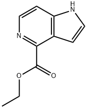 4-甲酸乙酯-5-氮杂吲哚, 1167056-36-1, 结构式