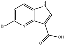 5-溴-4-氮杂吲哚-3-甲酸,1167056-46-3,结构式