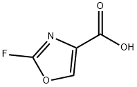 2-Fluoro-4-oxazolecarboxylic Acid Struktur
