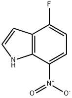 4-氟-7-硝基吲哚 结构式