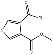 3-티오펜카르복실산,4-(클로로카르보닐)-,메틸에스테르(9CI)