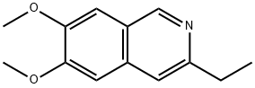 Isoquinoline, 3-ethyl-6,7-dimethoxy- (9CI) Structure