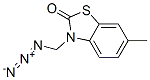 2(3H)-Benzothiazolone,  3-(azidomethyl)-6-methyl- Structure
