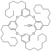 C-UNDECYLCALIX(4)RESORCINARENE CH3OH Struktur