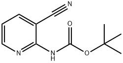 Carbamic acid, (3-cyano-2-pyridinyl)-, 1,1-dimethylethyl ester (9CI) Structure