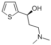 S-(+)-N,N-Dimethyl-3-hydroxy-3-(2-thienyl)-1-propylamide 化学構造式