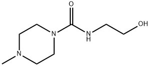 1-Piperazinecarboxamide,N-(2-hydroxyethyl)-4-methyl-(9CI) 结构式