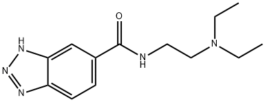 N-[2-(Diethylamino)ethyl]-1H-benzotriazole-5-carboxamide 结构式